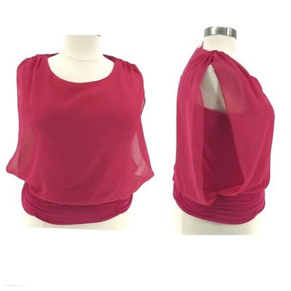 Nana USA PINK Sleeveless Top Size 2x Plus - Picture 1 of 8